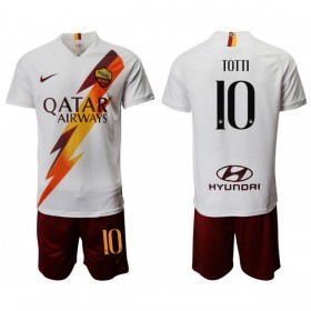 Camisolas de futebol AS Roma TOTTI 10 Criança Equipamento Alternativa 2019/20 Manga Curta